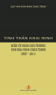 Tinh thần khai minh–Diễn từ nhận giải thưởng văn hóa Phan Châu Trinh (2007-2011)