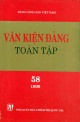 Văn kiện Đảng toàn tập. T 58, 1999