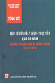 Tổng kết một số vấn đề lý luận - thực tiễn qua 30 năm đổi mới và hoàn thiện hệ thống tư pháp (1986-2016)