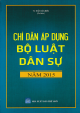 Chỉ dẫn áp dụng Bộ Luật Dân sự 2015