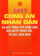 Luật công an nhân dân và quy trình tiếp công dân, giải quyết khiếu nại, tố cáo, kiến nghị