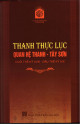 Thanh thực lục quan hệ Thanh - Tây Sơn cuối thế kỷ XVIII - đầu thế kỷ XIX