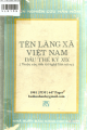 Địa danh làng xã Việt Nam đầu thế kỷ XIX : thuộc các tỉnh từ Nghệ Tỉnh trở ra