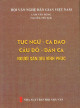 Tục ngữ - ca dao - câu đố - dân ca : người Sán Dìu Vĩnh Phúc