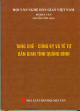 Tang chế - Cúng kỵ và tế tự dân gian tỉnh Quảng Bình