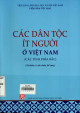 Các dân tộc ít người ở Việt Nam: các tỉnh phía Bắc