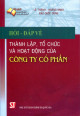 Hỏi - đáp về thành lập, tổ chức và hoạt động của công ty cổ phần