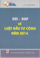 Hỏi - đáp về luật đầu tư công năm 2014