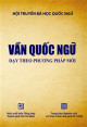 Vần quốc ngữ dạy theo phương pháp mới