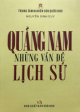 Quảng Nam những vấn đề lịch sử