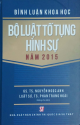 Bình luận khoa học bộ luật tố tụng hình sự năm 2015